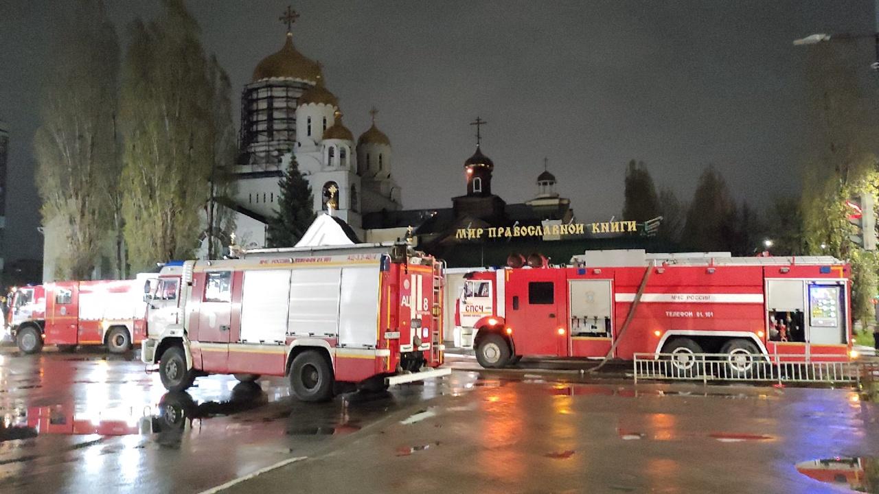 Церковь Великомученицы Татианы загорелась ночью в Нижнем Новгороде