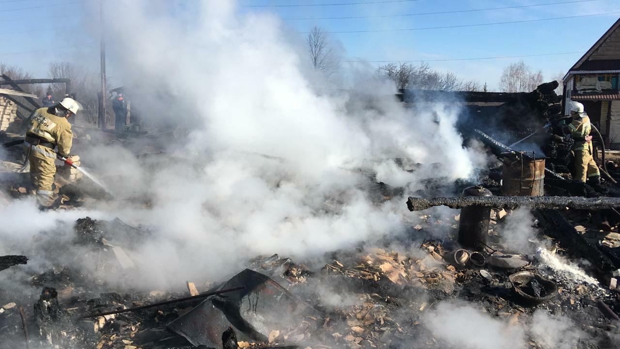 Пожар в воскресенске московской области