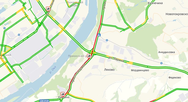 Пробки нижний новгород сейчас онлайн карта смотреть онлайн бесплатно проспект гагарина