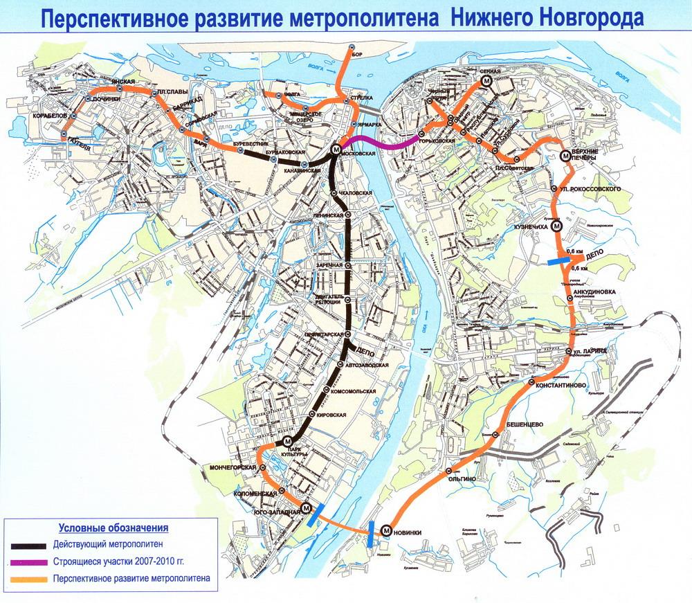 Где пройдет дублер проспекта гагарина в нижнем новгороде схема